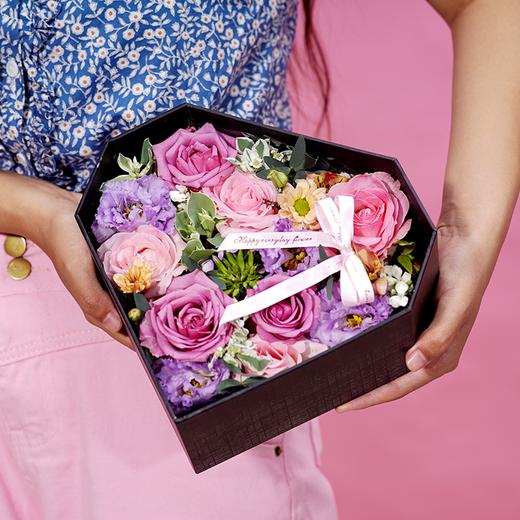 意中人丨定制玫瑰钻石礼盒 商品图3