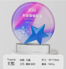 水晶奖杯定制定做高档创意彩印刻字荣誉奖牌年会 商品缩略图2
