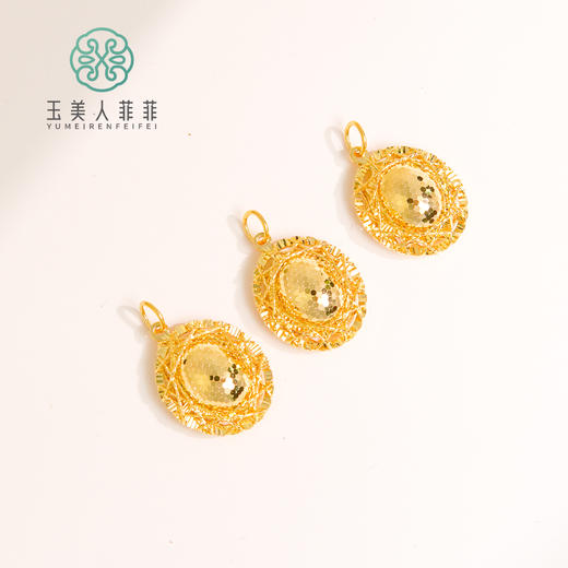 吊坠足银 玉美人菲菲/足银爆闪椭圆鸽子蛋吊坠/多样性发一 商品图0