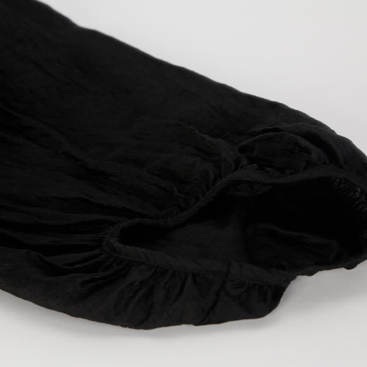 QE825斯尔丽2025春季新款花瓣领型浪漫圆润醋酸宽松高级奢华显高连衣裙 商品图6