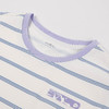 水孩儿童装夏季女童短袖男童圆领衫运动时尚休闲透气条纹洋气 商品缩略图1