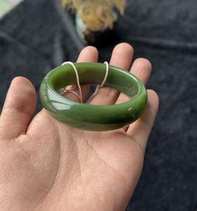 收藏级-碧玉宽版手镯