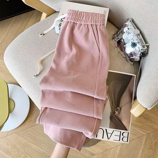 （微脏）【春上新】超显瘦细条纹窄版阔腿裤2332-喜出 商品图8