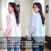 VICTORIA&VERA春季“极简多巴胺”治愈系全棉亲肤简约百搭小马刺绣通勤微透衬衫 商品缩略图9