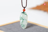 天然冰种翡翠【玉叶】吊坠 配精美挂绳 商品缩略图0