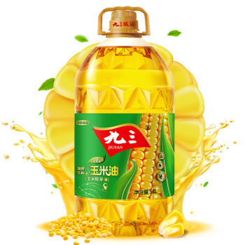 九三 食用油 非转基因 压榨一级玉米油 玉米胚芽油 4L /粮油调味 /食用油 /玉米油 商品图4