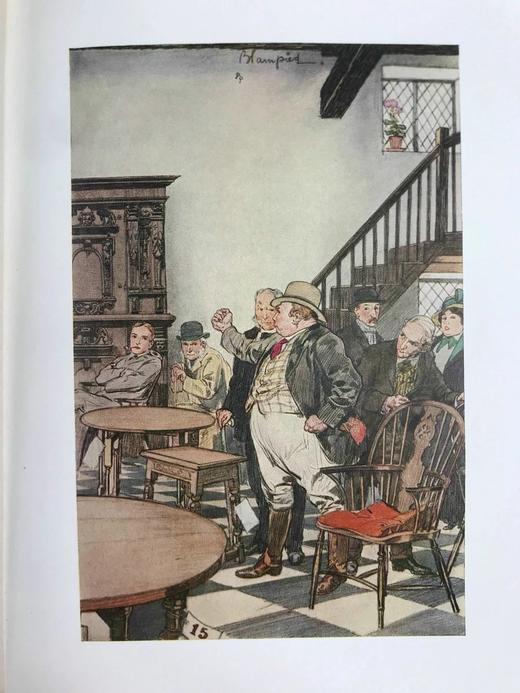 约20世纪早期 杰弗里·法诺尔《金钱月亮》 埃德蒙·布兰皮德23幅彩色插图 漆布精装18开 商品图13