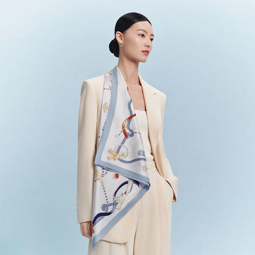 女士丝巾 斜巾&方巾 简约时尚气质 商品图8