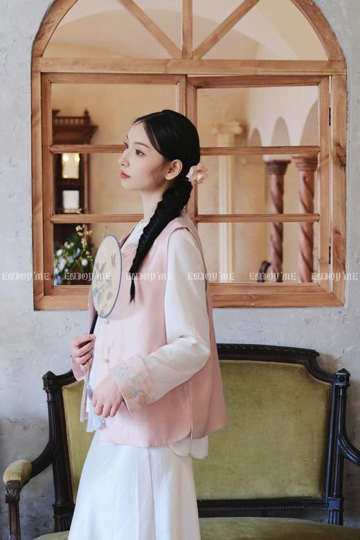 【门店同款】ENJOY春季云敛-春光推盏挽金枝马夹 161893313 商品图7