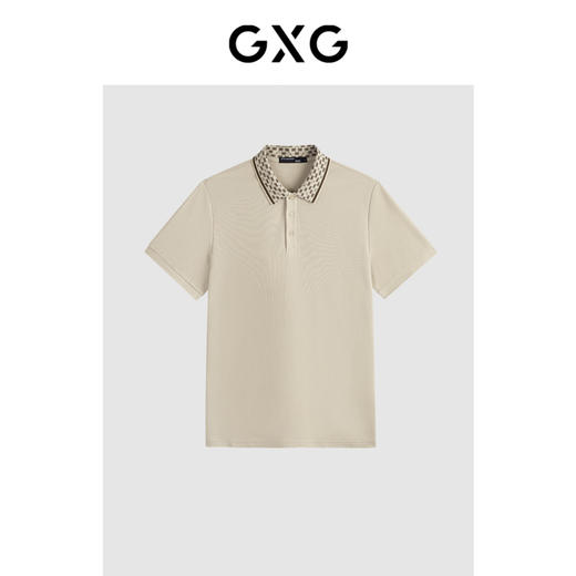 GXG夏季热卖时尚撞色休闲纯棉男士翻领Polo衫短袖POLO 商品图2