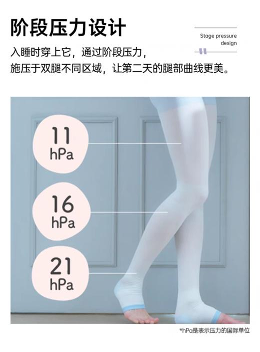 【清仓好价】睡眠压力瘦腿袜夏季凉感连裤袜 商品图2
