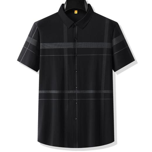 【封口款】【冰丝弹力】【DG】大依优型大码套头短袖衬衫加肥大码男士冰丝半袖衬衣POLO衫夏季薄款肥佬时尚休闲 商品图4