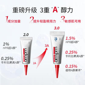 上新升级版3.0【双支组】牛爾NARÜKO+ampm熬夜黯沉亮眼精华霜 15ml*2