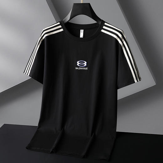 【棉质】【DG】大依优型大码短袖T恤胖子时尚潮流套头上衣男夏季薄款加肥加大码棉 商品图5