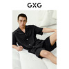 GXG男士家居服轻薄肌理感短袖短裤睡衣男翻领居家套装季热卖 商品缩略图3