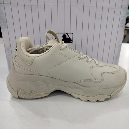 【MLB】（非原盒）字母低帮老爹鞋 男女同款3ASHC601N-50IVS 商品图6