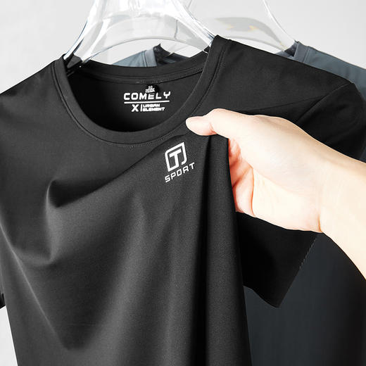 【7A抗菌】【DKP】大依优型大码圆领T恤轻奢休闲短袖男宽松T恤上衣胖子 商品图2