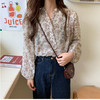 2024春夏新款长袖衬衫女韩版时尚碎花洋气防晒上衣服 商品缩略图1