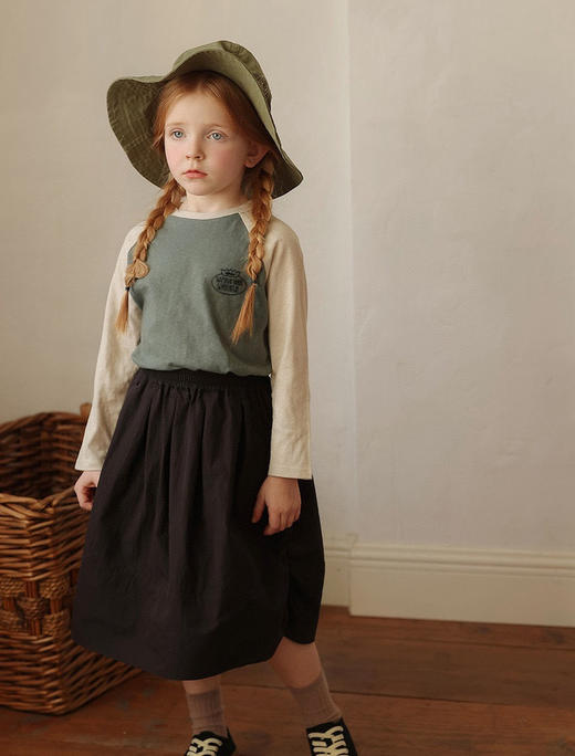 【2件起拍，单件不发】M240947Little ben八色插肩袖T恤 商品图8