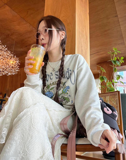 RAIVE25春夏新款复古卫衣/短袖T恤022508 商品图6