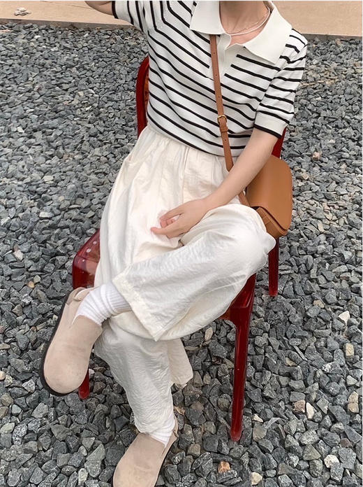 【SCAR KOKO九分山本萝卜裤】百搭显瘦还凉快 穿过舍不得脱的夏日慵懒神裤 萝卜裤型 上身真的好遮肉 小个子必入面料超级薄超级轻 垂感真的一绝不贴腿!不透!不易皱! 商品图3