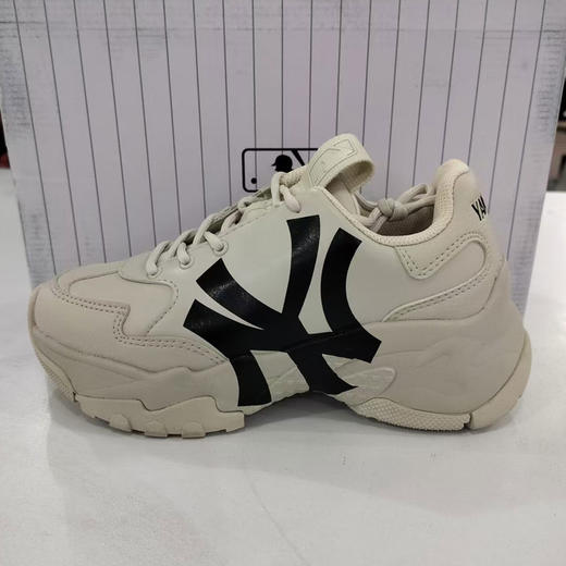 【MLB】（非原盒）字母低帮老爹鞋 男女同款3ASHC601N-50IVS 商品图5