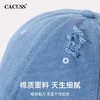 【2025cacuss帽】CACUSS帽子女2025春夏新款棒球帽复古做旧牛仔蓝渐变破洞鸭舌帽男BQ240884 商品缩略图3