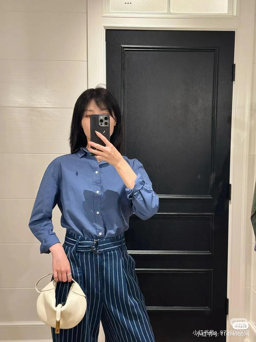 228-4 多巴胺颜色 小马刺绣 衬衫 商品图10