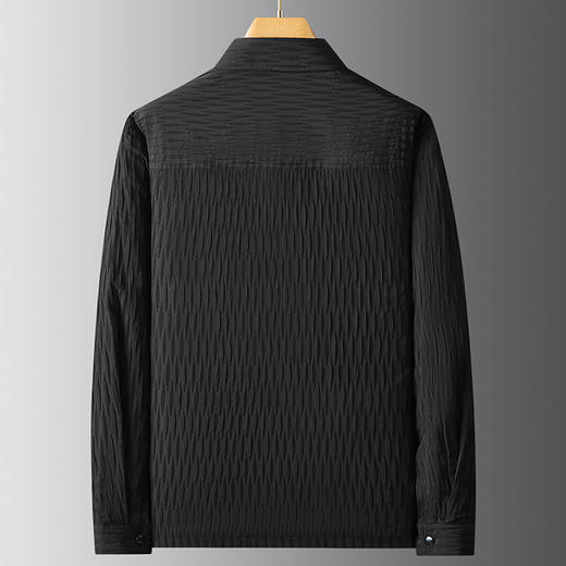 【DPF】大依优型大码泡泡纱工装夹克外套加肥加大号茄克衫男胖子上衣 商品图2