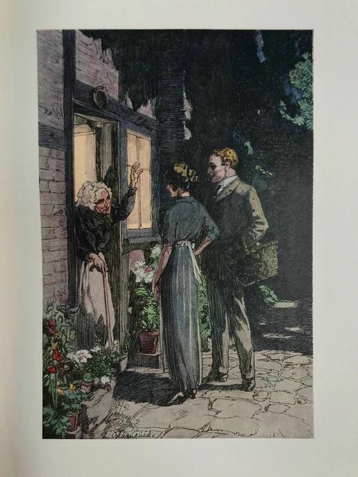 约20世纪早期 杰弗里·法诺尔《金钱月亮》 埃德蒙·布兰皮德23幅彩色插图 漆布精装18开 商品图12