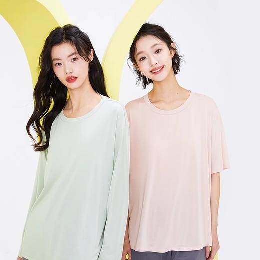 内茵  女款带胸垫圆领套装 AA682141 商品图4