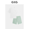 GXG圆领T恤套装撞色家居服男运动休闲睡衣睡裤春夏热卖 商品缩略图4
