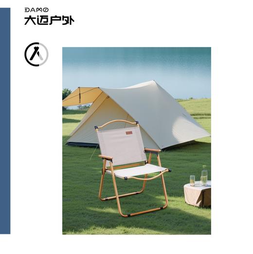 ——————大迈轻便折叠靠背椅DM-2005（代发） 商品图0