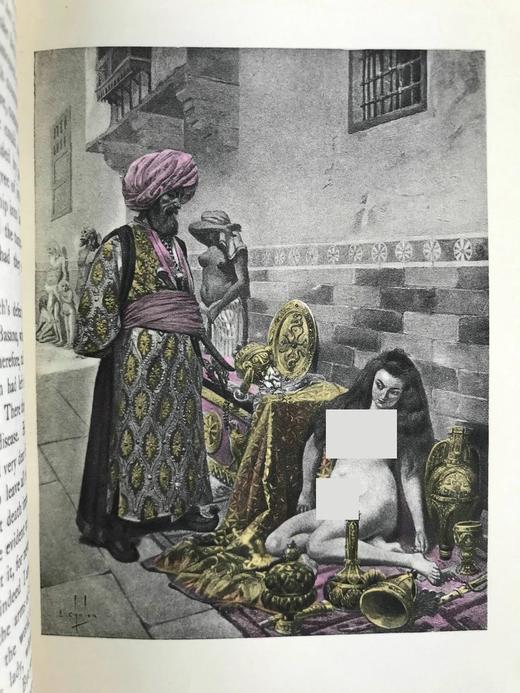 薄伽丘《十日谈》（全2卷合订1册） 路易·查隆16幅经典插图 漆布精装大32开 商品图9