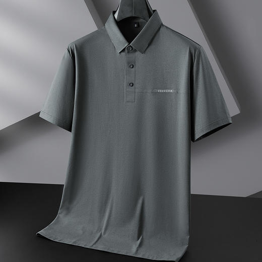 【DPF】大依优型大码无痕短袖Polo衫翻领夏季休闲商务速干男士体恤上衣胖子 商品图2