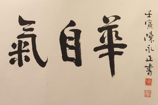陈永正书法33x102CM《腹有诗书气自华》3平尺手写纸本宣纸作品[原作编号：SF0686] 商品图2
