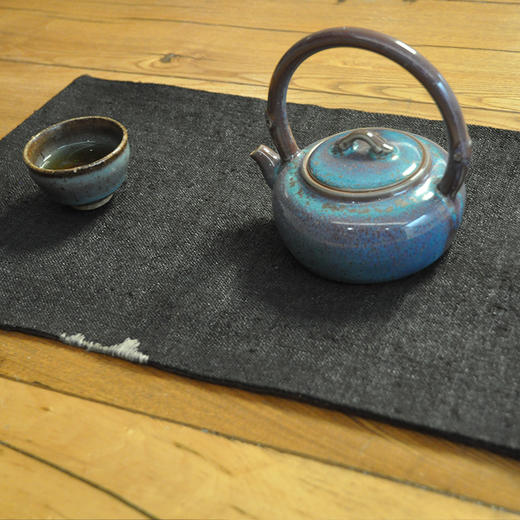 麻十 汉麻香云纱 双面茶席杯垫集合 商品图2