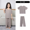 【夏季新款❗️超亲肤儿童家居服】丝绸般手感，超舒服无痕冰丝男童短袖宽松两件套女童睡衣睡裤 商品缩略图9