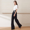 EITIE爱特爱时尚干练飘带不对称高腰阔腿撞色连体裤2025夏季新款B2512602 商品缩略图3