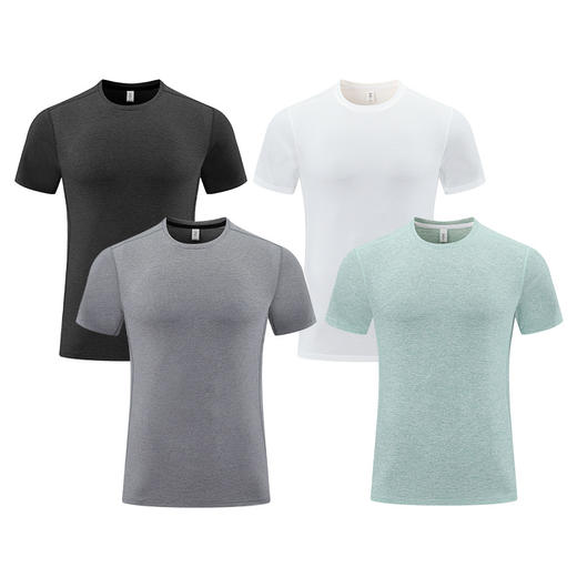 跃牌【PF系列】2025专业速干上衣户外运动休闲通勤圆领弹力T恤跑步短袖61208 商品图4