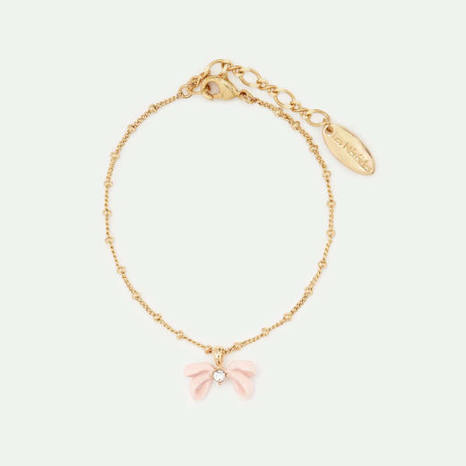 订购6周到｜Les Nereides-pendentif-粉色 蝴蝶结 手链［法国设计师］ 商品图1