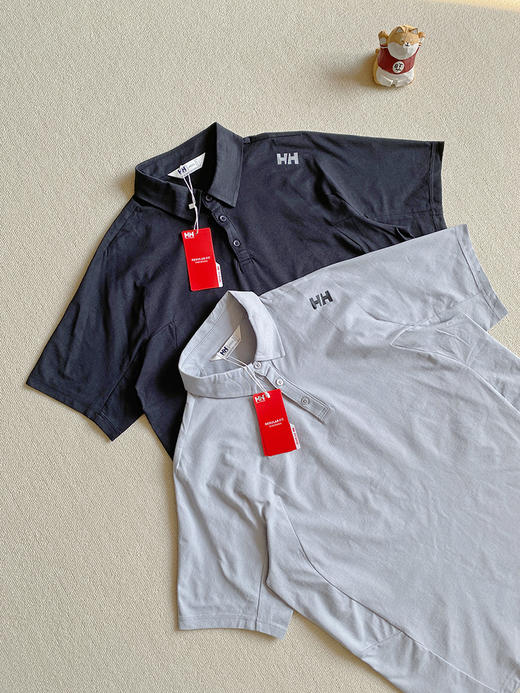 点此购买 海丽汉森春夏季男士户外运动吸湿速干短袖POLO衫 LL 310445 商品图4