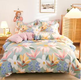 洁丽雅 全棉印花四件套 蔓蔓幽香