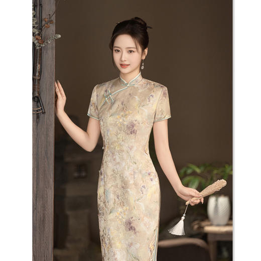 复古中国风，改良修身旗袍SYK801234 商品图0