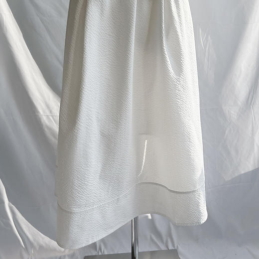 馥迦老钱风高级简约白色套装裙 商品图4