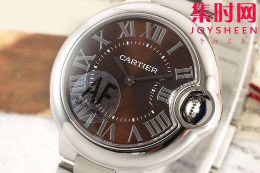 CR卡地亚蓝气球系列 中号33mm 咖啡盘 女士腕表 商品图1