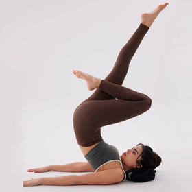 【云优选】【147元任选3件】跃牌（蚂蚁运动）系列 高腰提臀弹力压缩裸感运动速干跑步训练健身裤（活动产品，收货7天内支持退换）