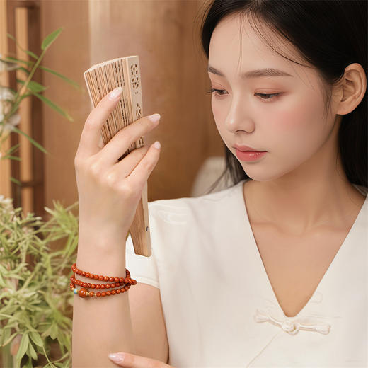 南红手链 中国风手串女士礼物MEMORA诗普琳MB003402 商品图1