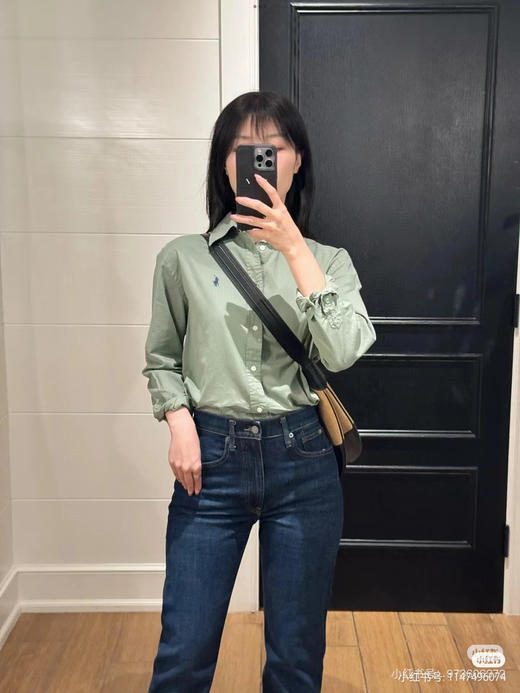 228-4 多巴胺颜色 小马刺绣 衬衫 商品图9