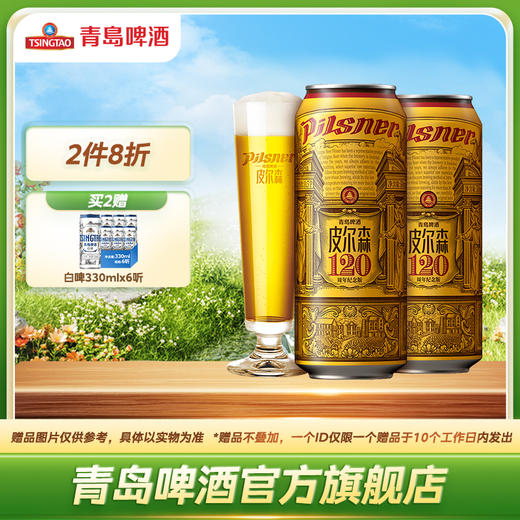 青岛啤酒皮尔森500ml*12听 120周年纪念版 商品图0